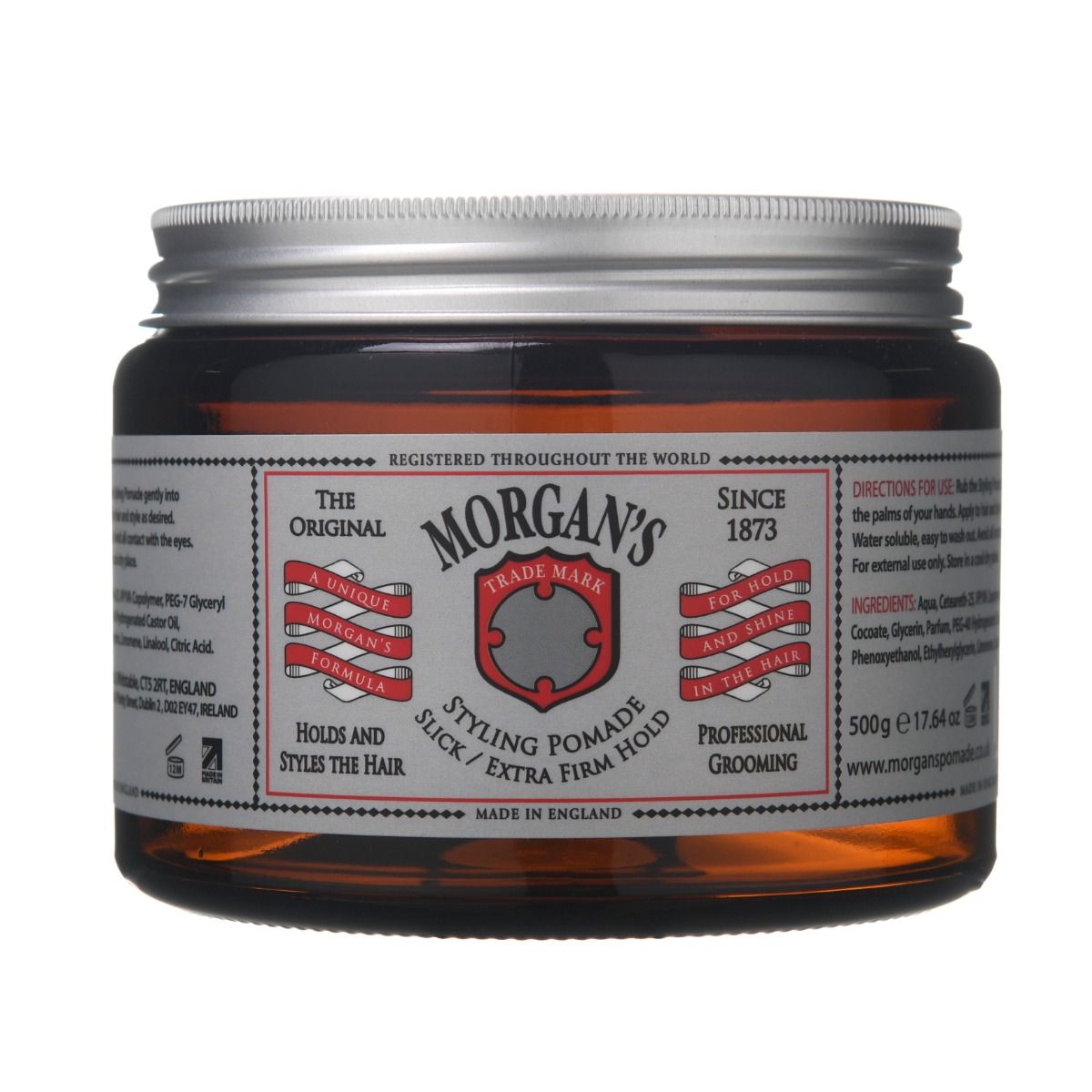 Morgan's Pomade Slick Extra Firm Hold Styling Pomade 500g