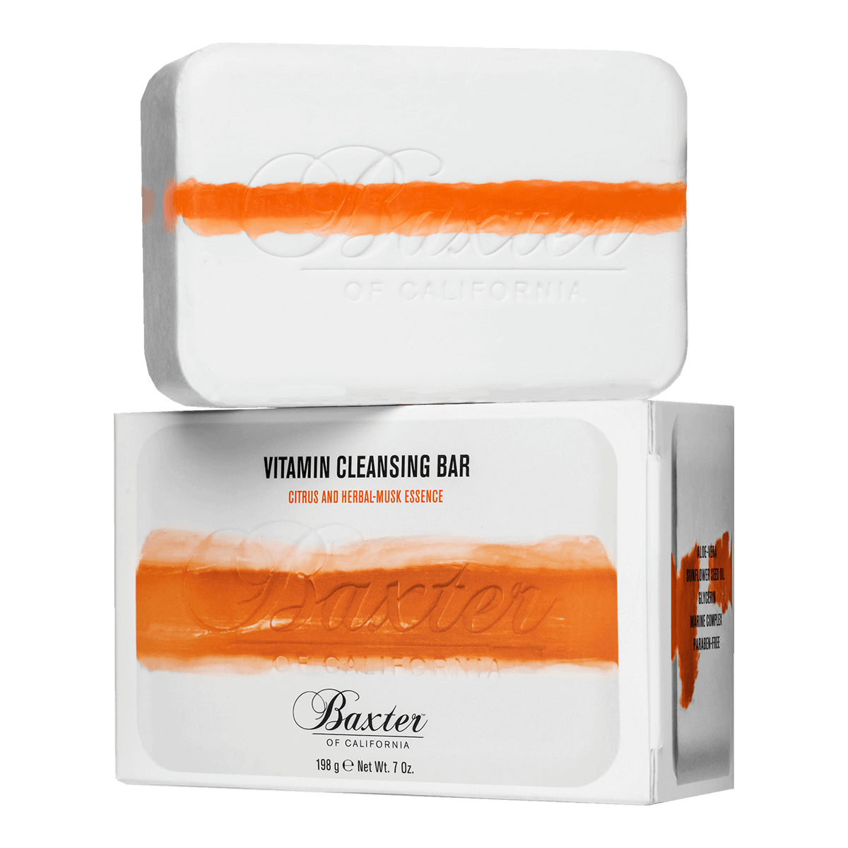 Baxter of California Vitamin Cleansing Bar Citrus and Herbal-Musk 198g