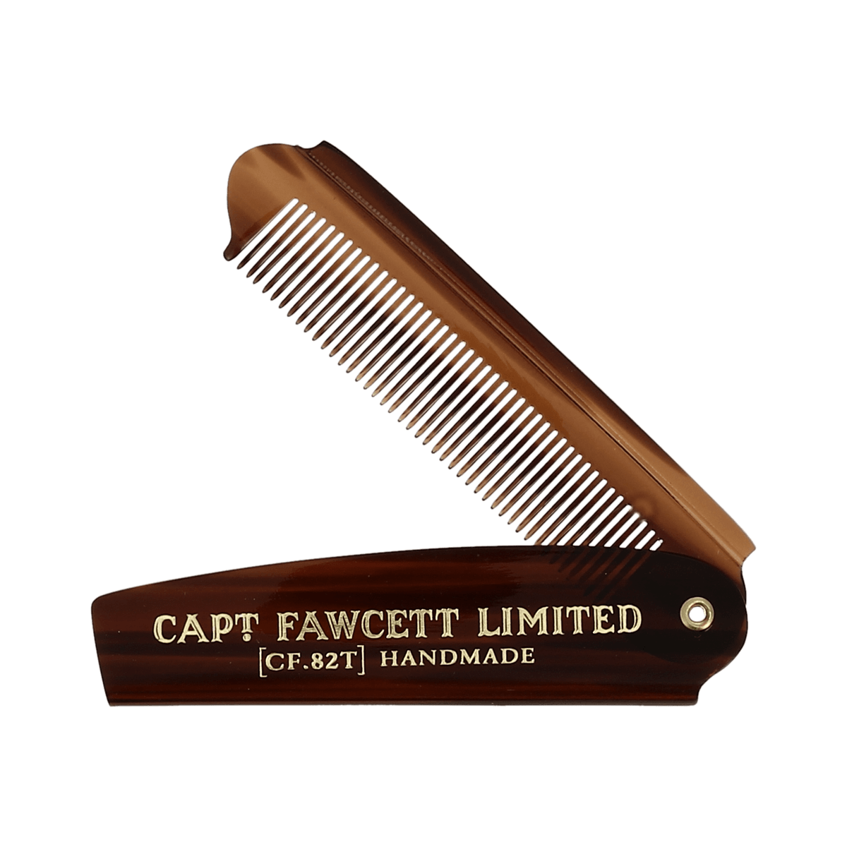 Captain Fawcett Folding Pocket Beard Comb