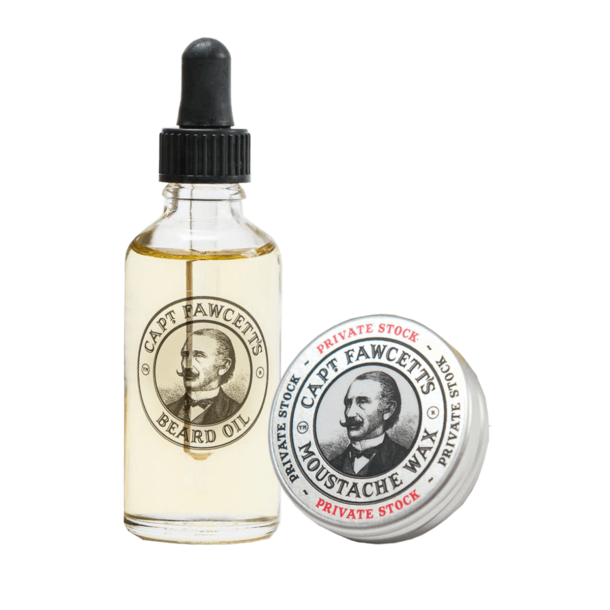 Captain Fawcett Private Stock Beard Oil and Moustache Wax