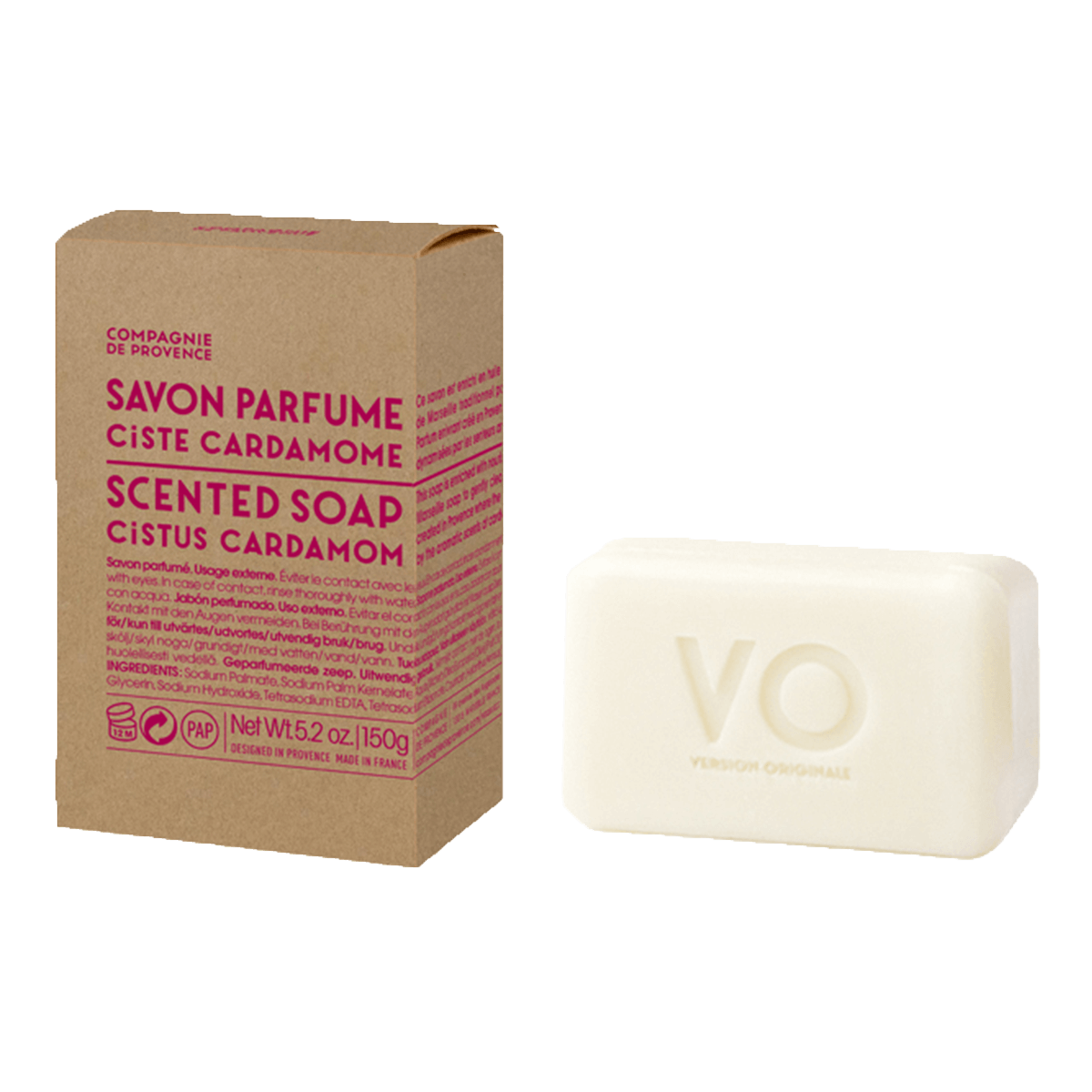 Compagnie De Provence Cistus Cardamom Scented Soap 150g