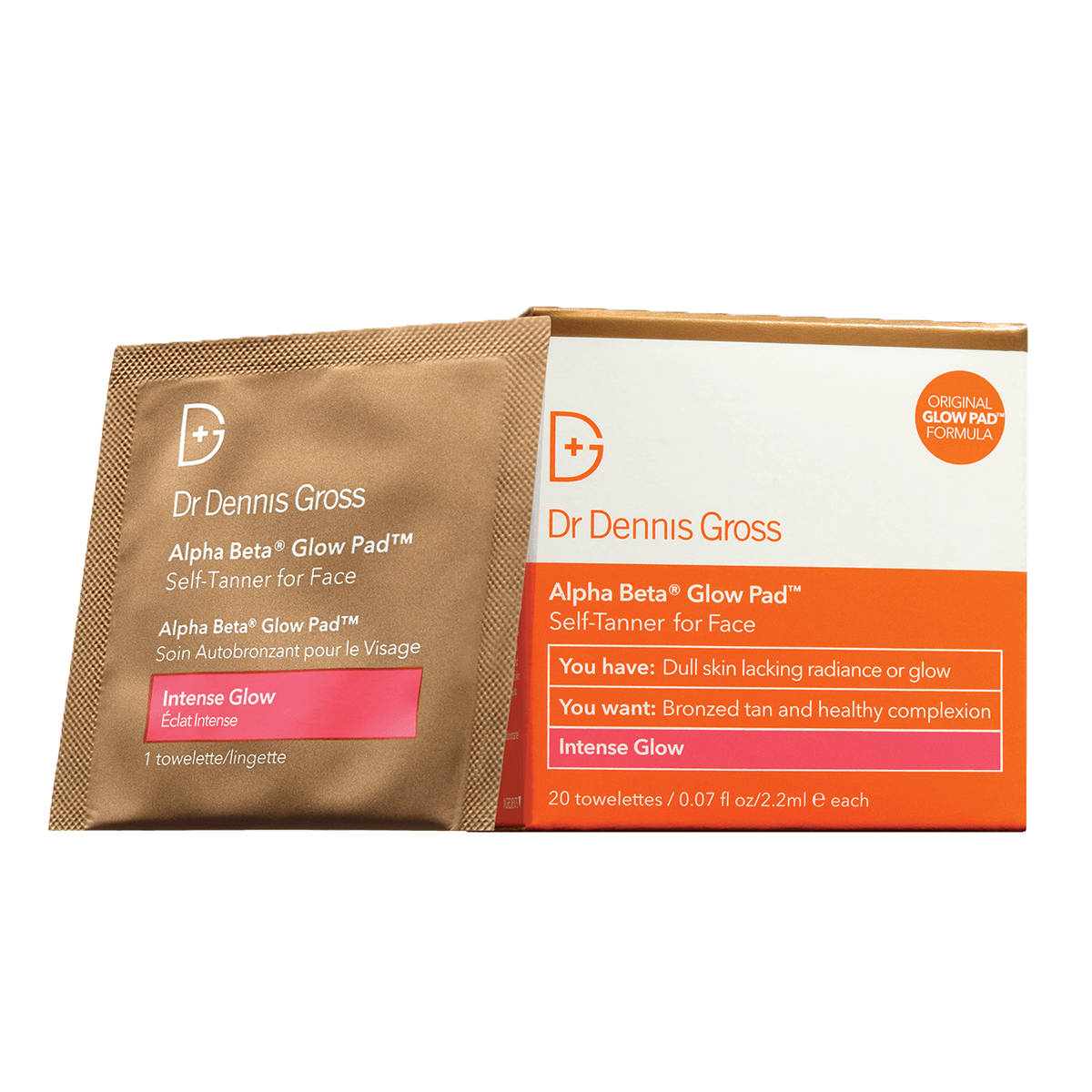 Dr Dennis Gross Alpha Beta Glow Pad Intense Glow - 20 applications