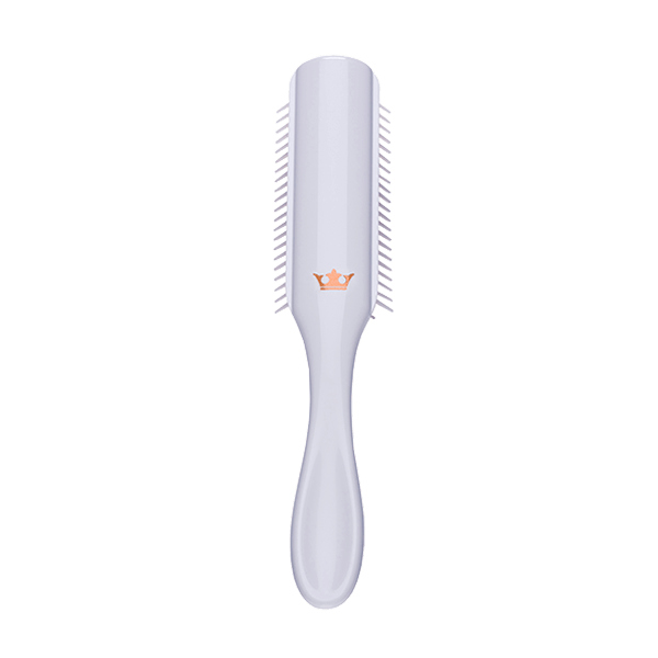 Denman D3 Brush White Rose with Gold Crown