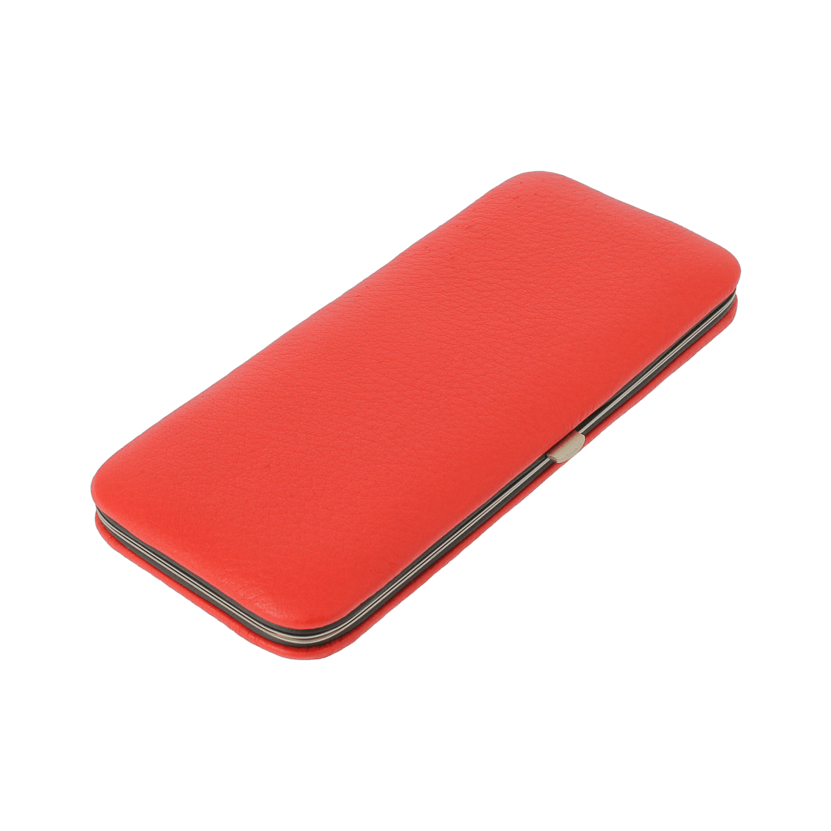 Dovo 5 Piece Manicure Set in Slim Red Leather Case 301 036
