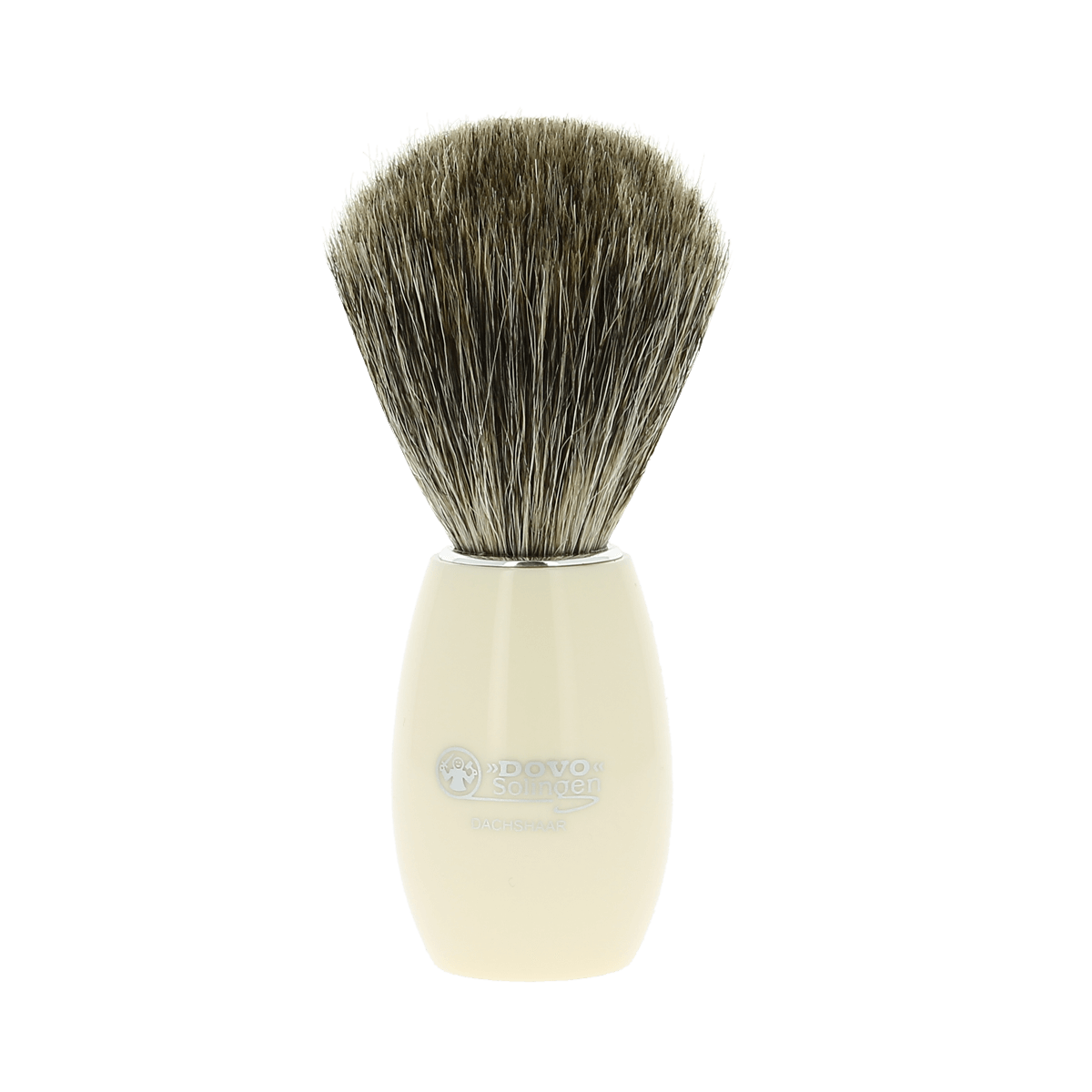 Dovo Pure Badger Shaving Brush Ivory Acyllic 918 118