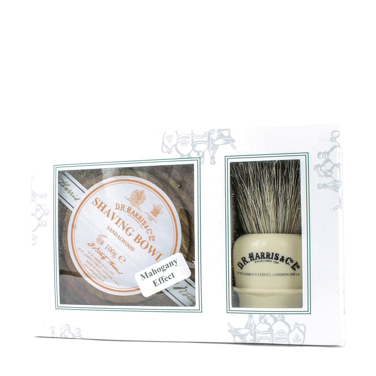 D R Harris Sandalwood Mahogany Shaving Gift Set