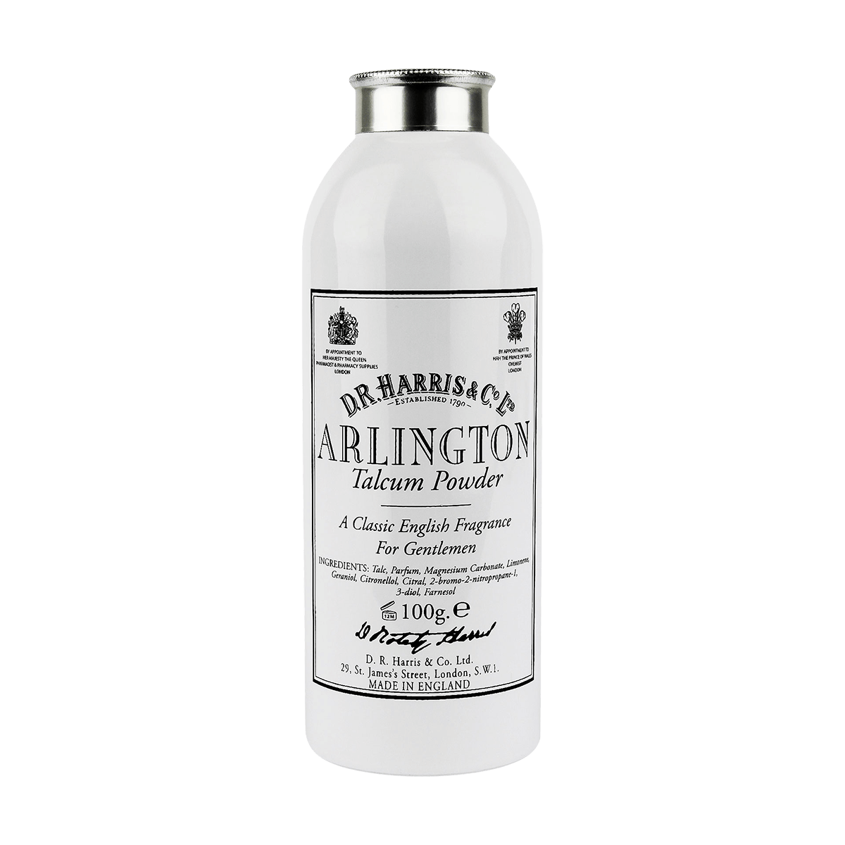 D R Harris Arlington Talcum Powder 100g