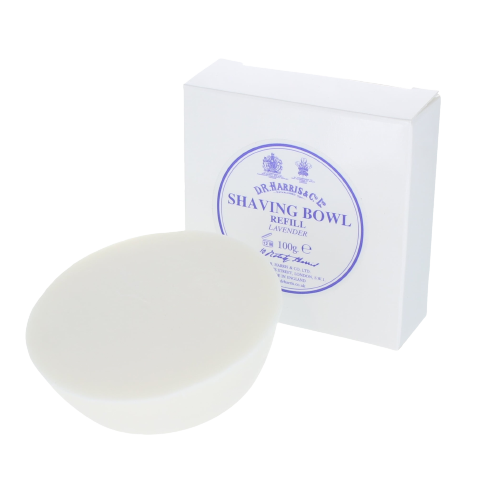 D R Harris Lavender Shaving Bowl Refill 100g