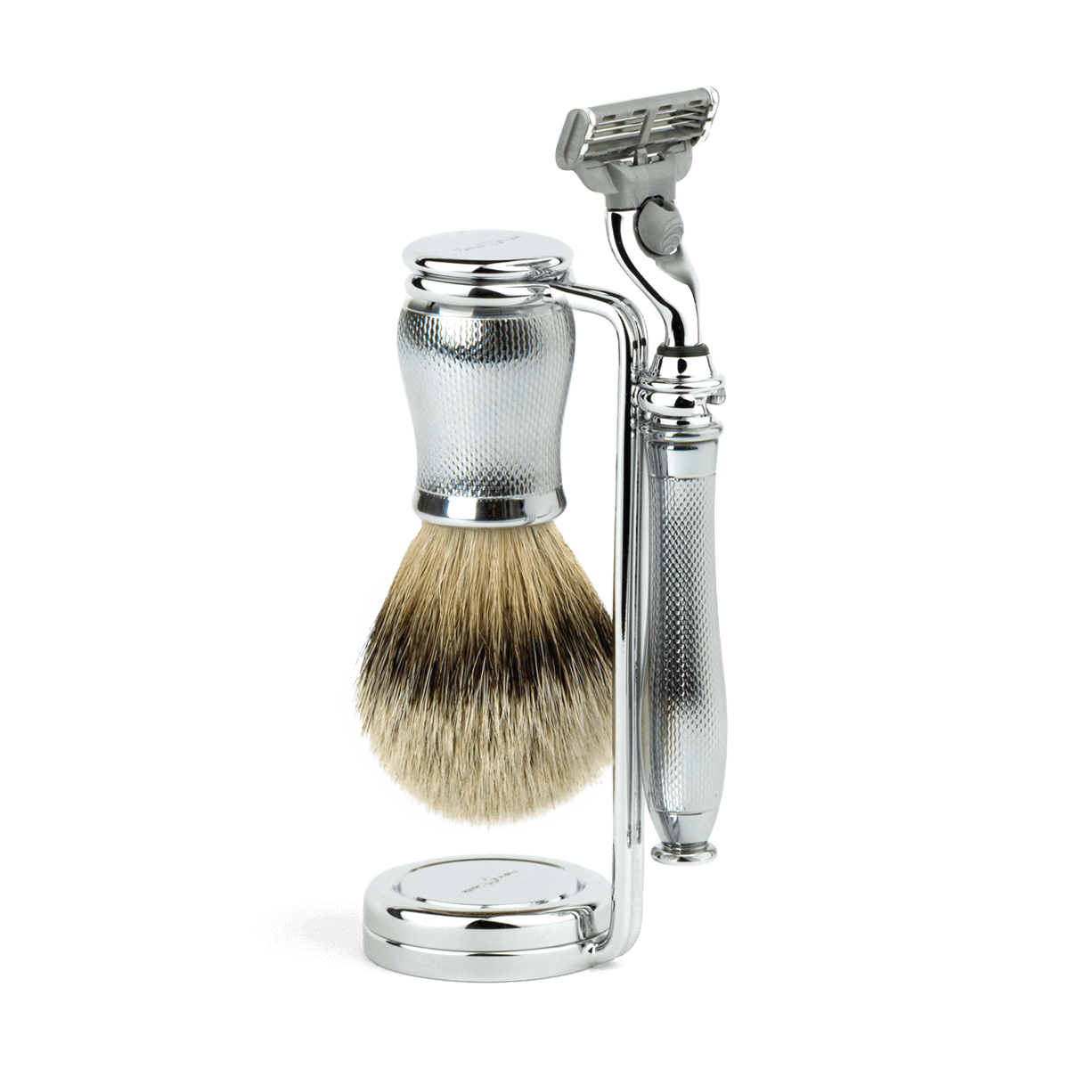 Edwin Jagger Gillette suitable for Mach 3 Shaving Set Chatsworth Barley 3pcCBAM3bb