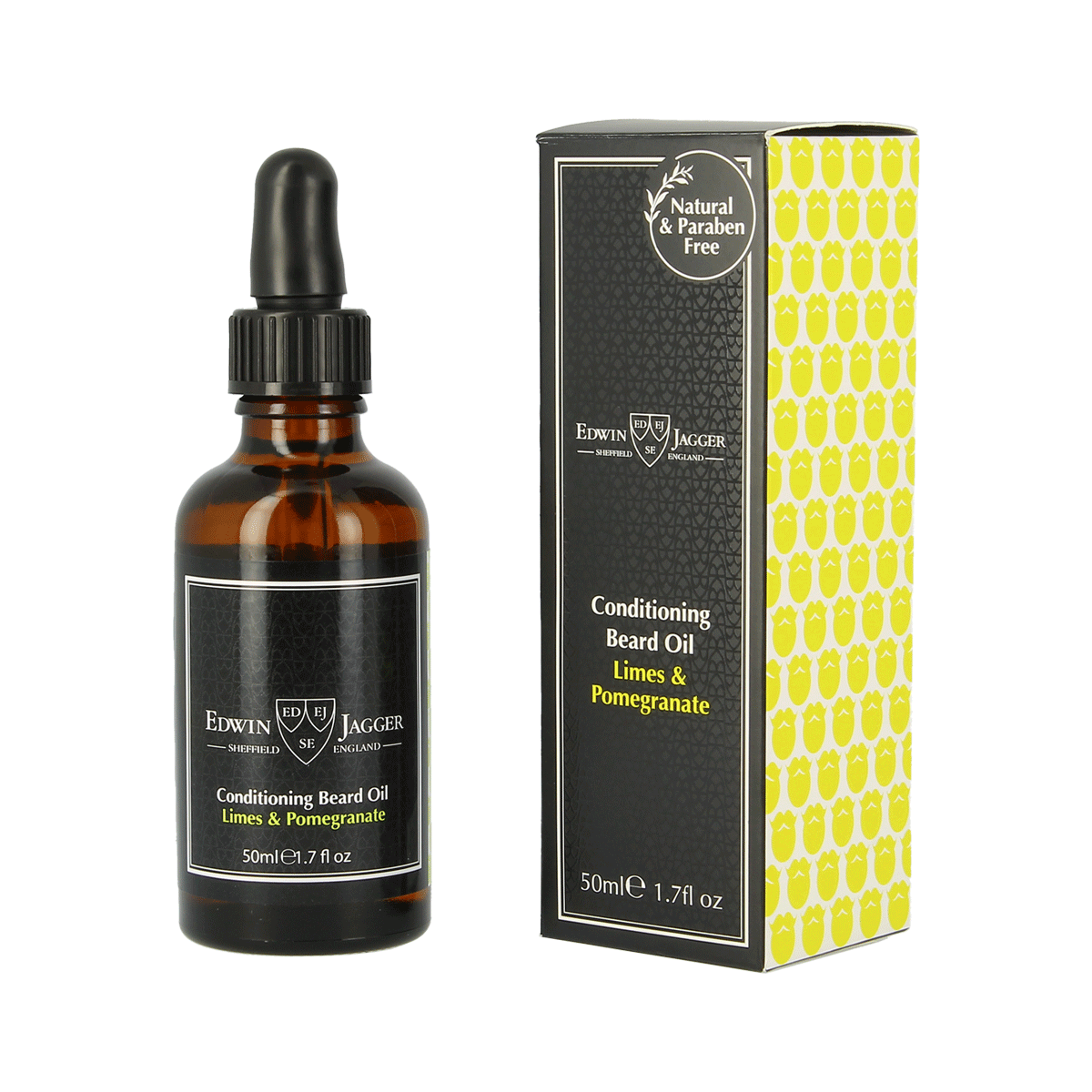 Edwin Jagger Conditioning Beard Oil Limes and Pomegranate 50ml