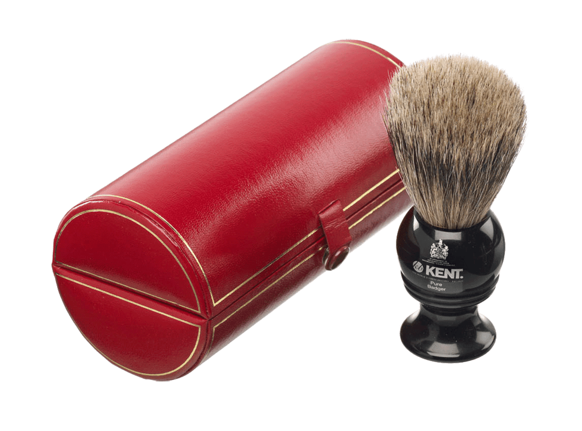 Kent BLK2 Small Black Shaving Brush