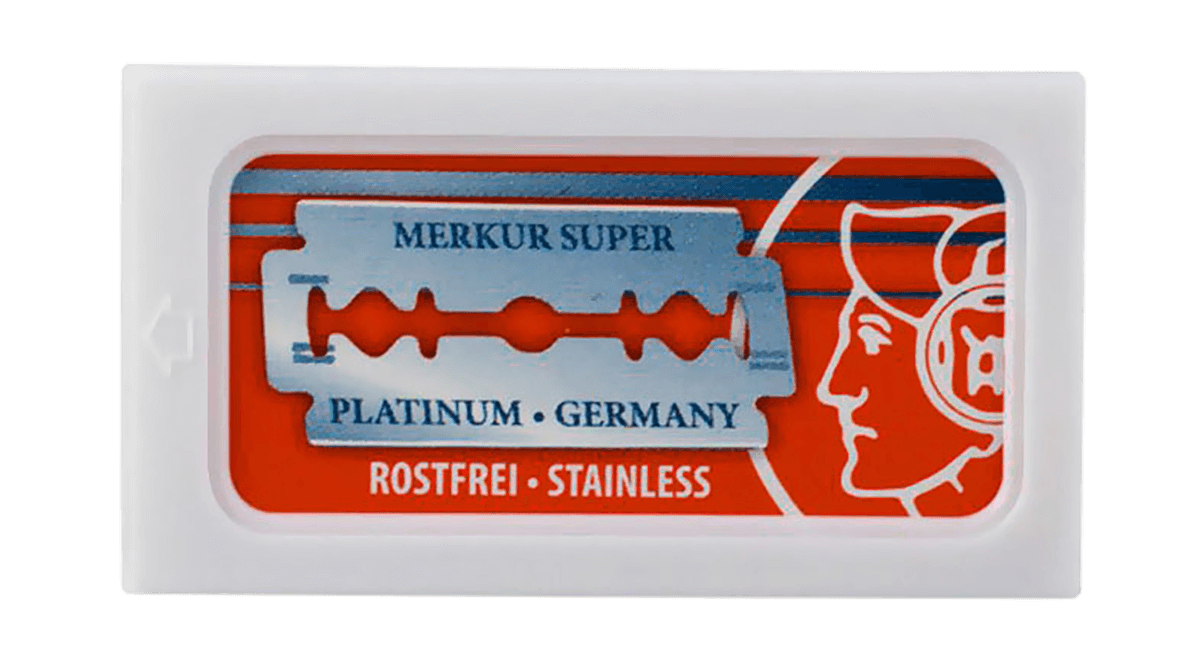 Merkur Super Platinum Double Edge Razor Blades (10 Blades)
