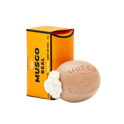 Musgo Real Orange Amber Soap On A Rope 190g