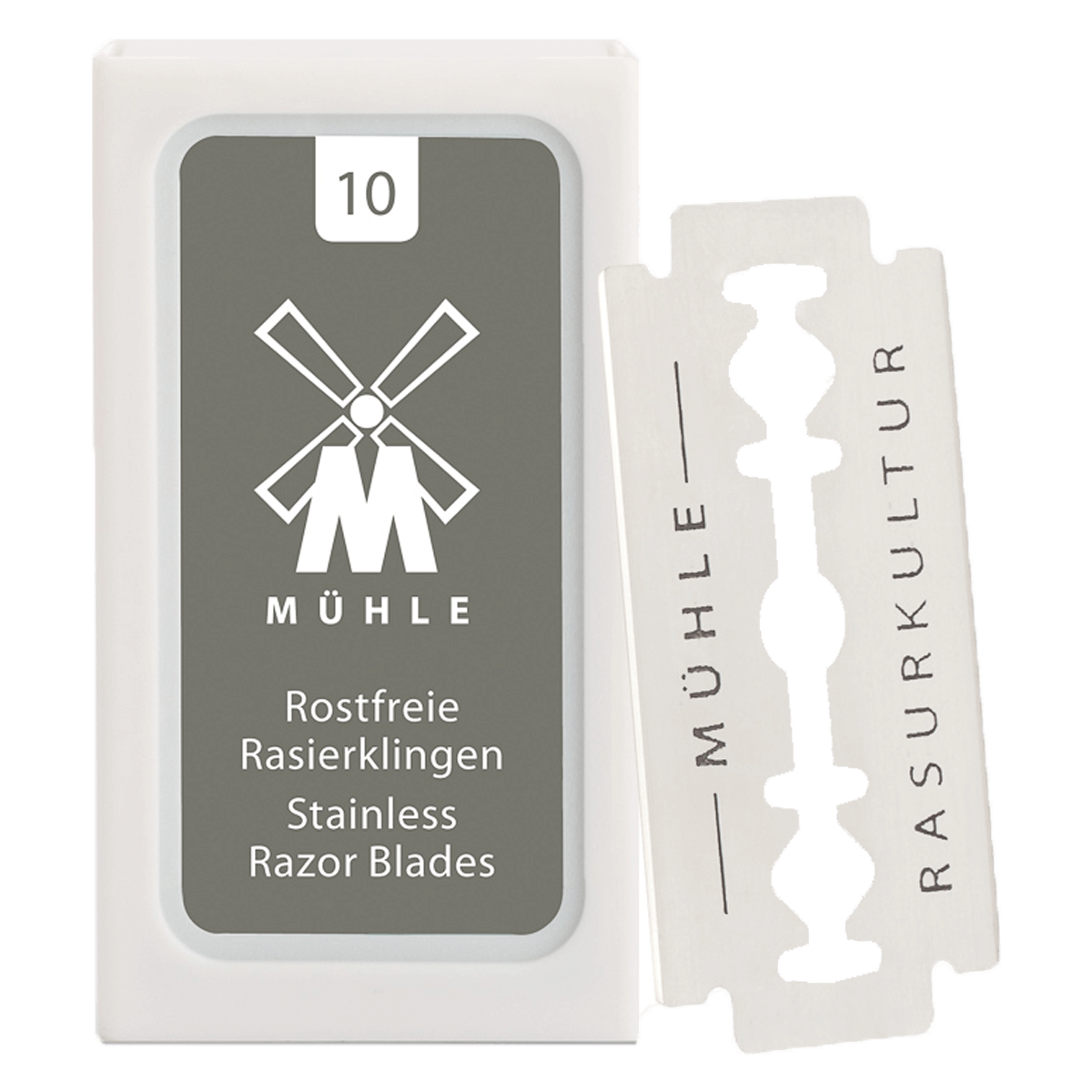 MUHLE K1 Double Edge Safety Razor Blades (10 Blades)