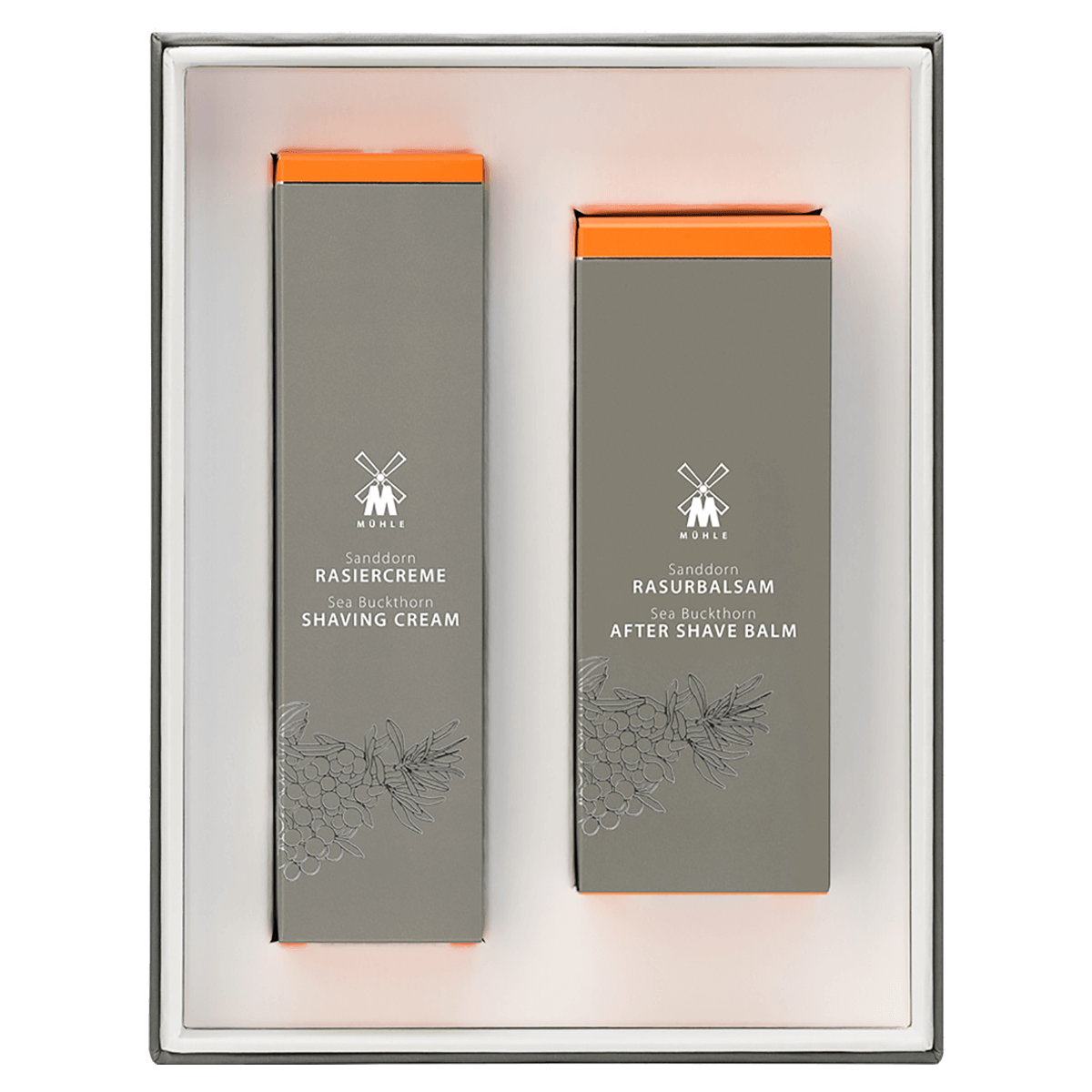 MUHLE MPSSD Shave Care Sea Buckthorn Set Incl. shaving cream and aftershave balm