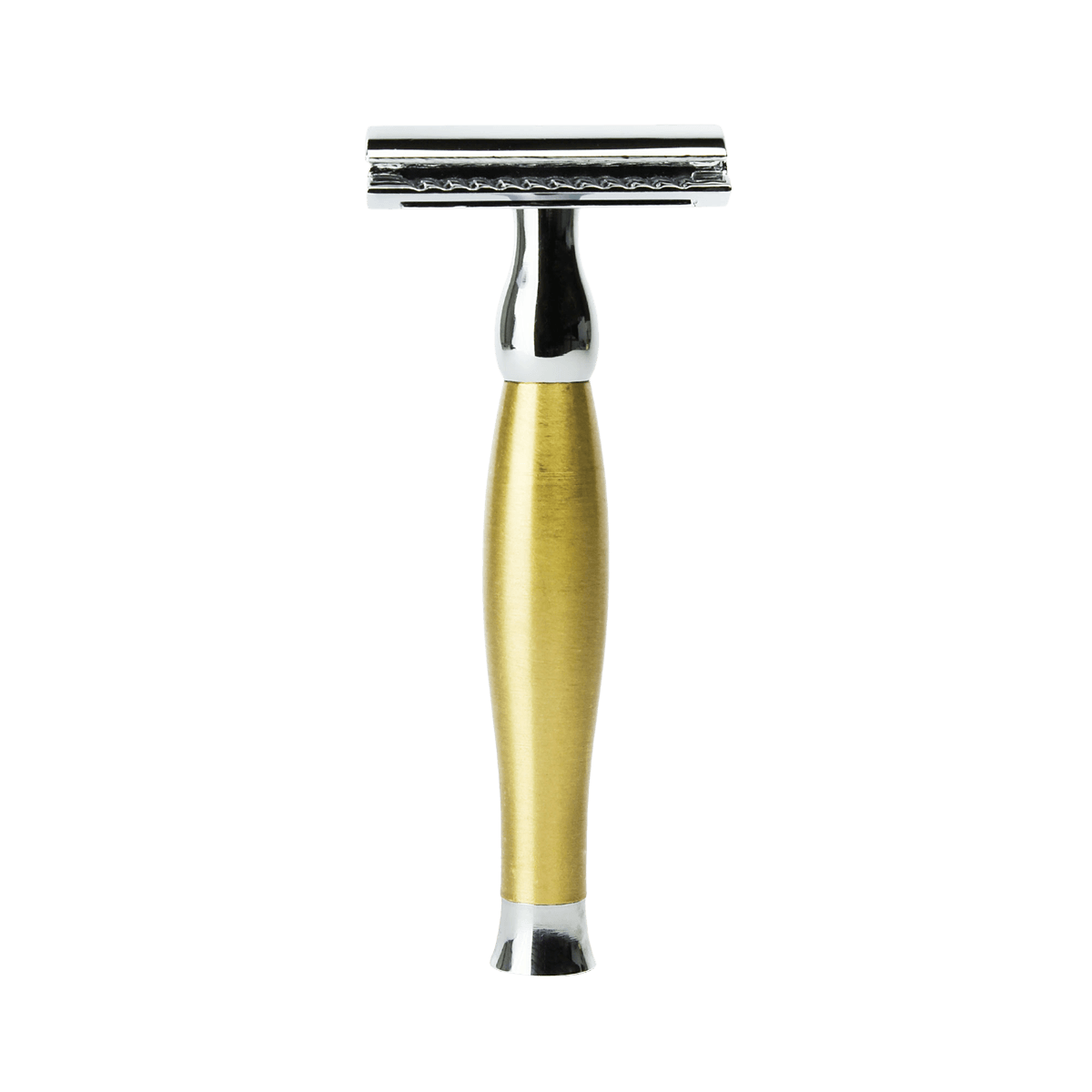 Parker 48R Matte Gold Three Piece Double Edge Safety Razor