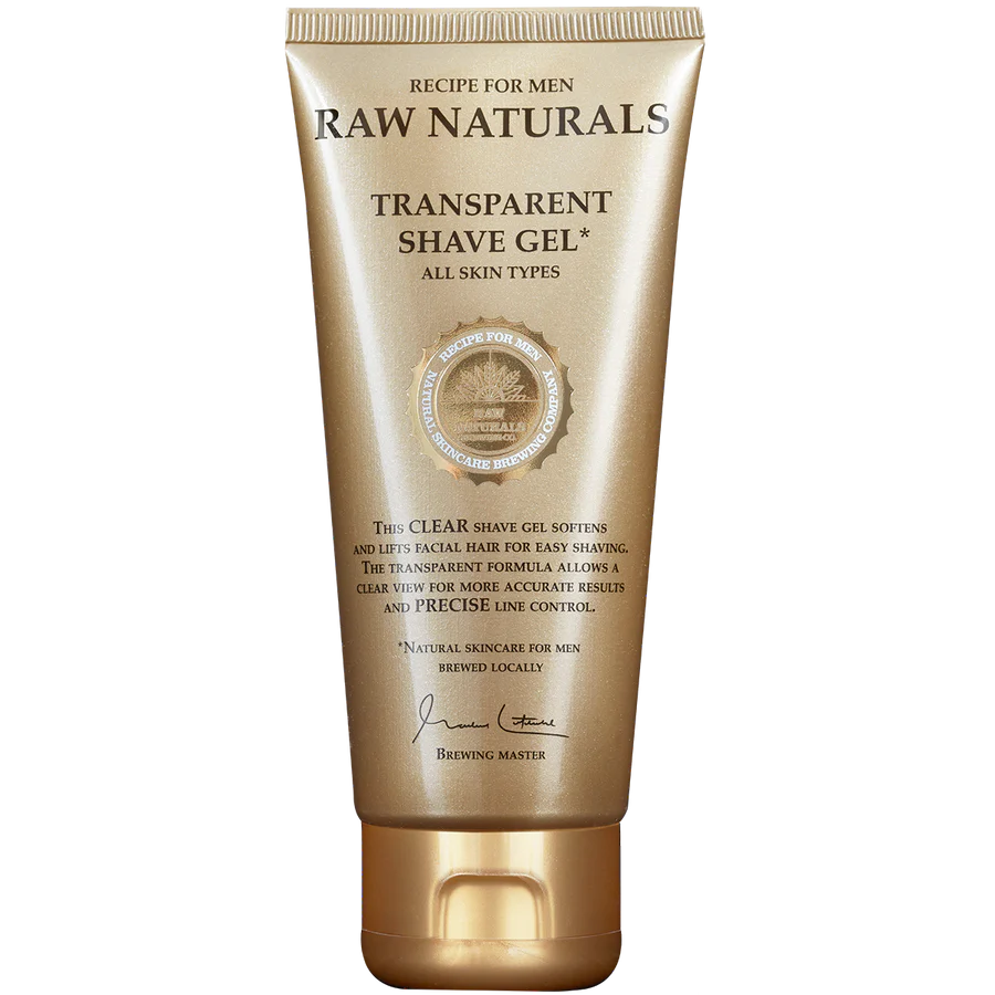 Raw Naturals Transparent Shave Gel 100ml