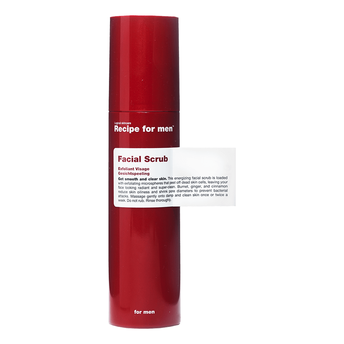 Recipe For Men Facial Scrub 125ml