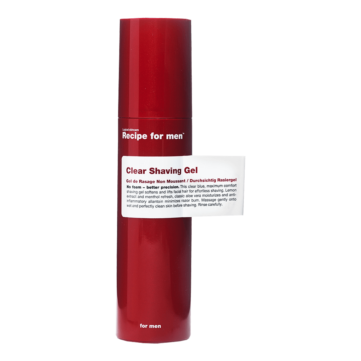 Recipe For Men Clear Shaving Gel 100ml