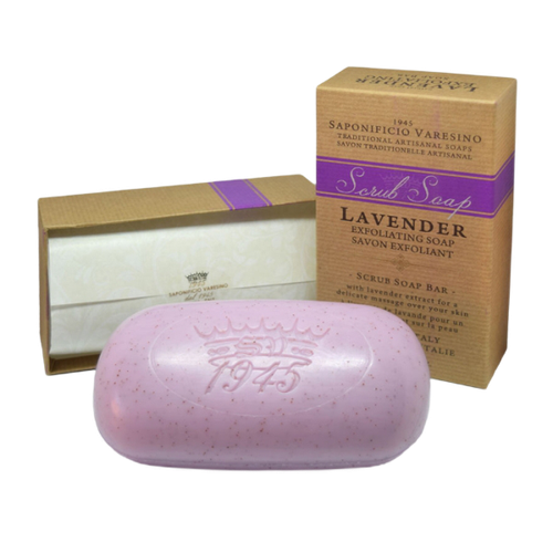 Saponificio Varesino Lavender Exfoliating Scrub Soap 300g