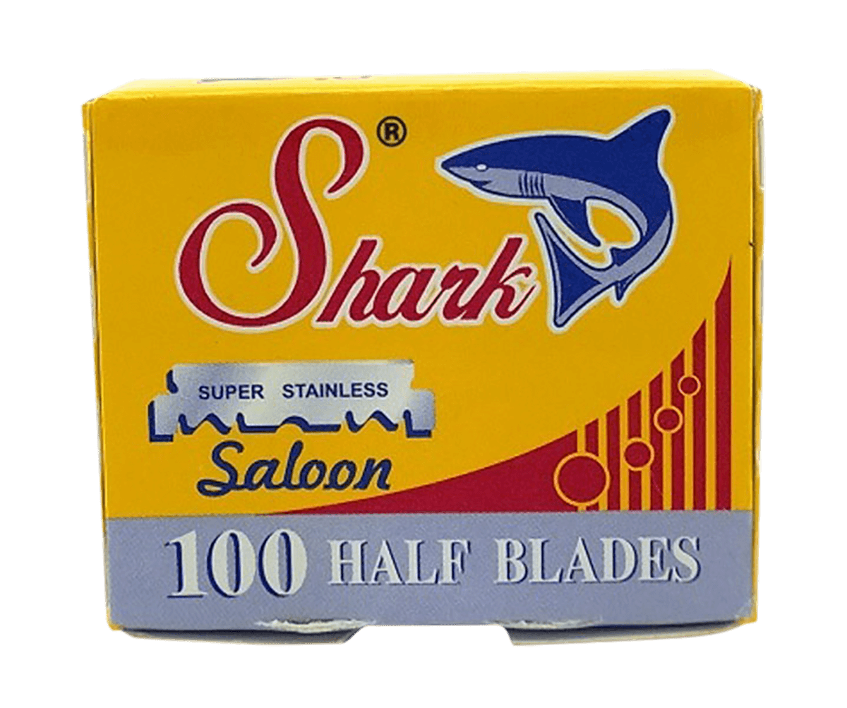 Shark Super Stainless Saloon Half Razor Blades (100 Blades)