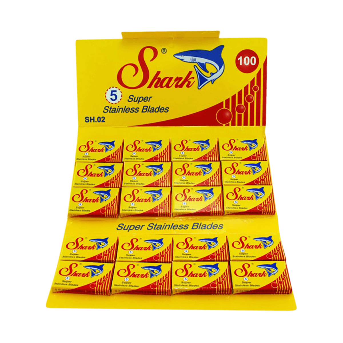 Shark Super Stainless Double Edge Razor Blades (100 Blades)