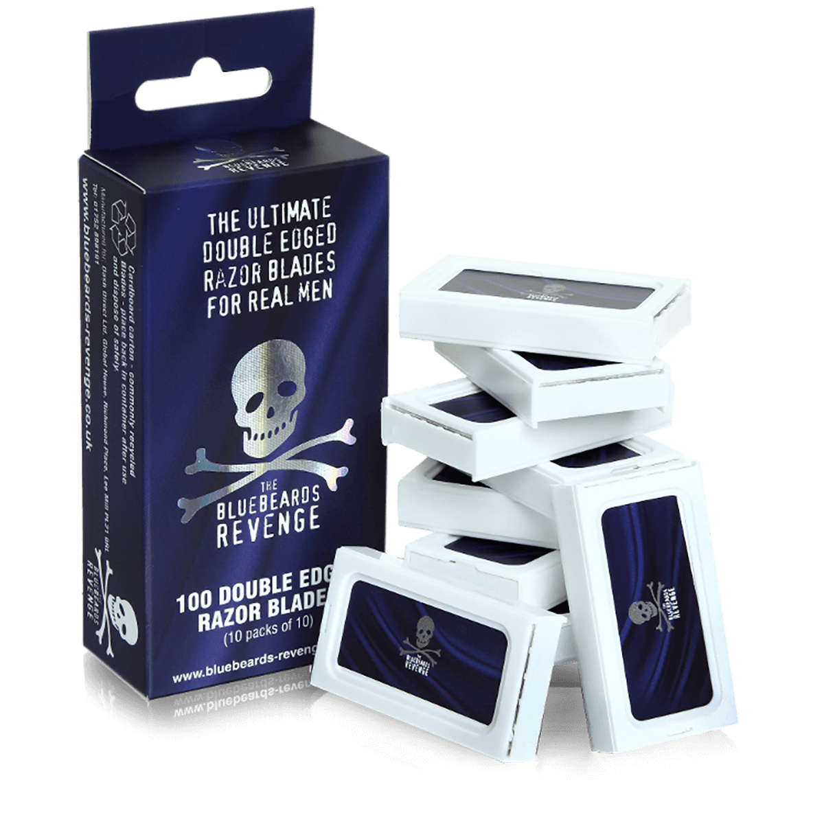The Bluebeards Revenge Double Edged Razor Blades (100 Blades)