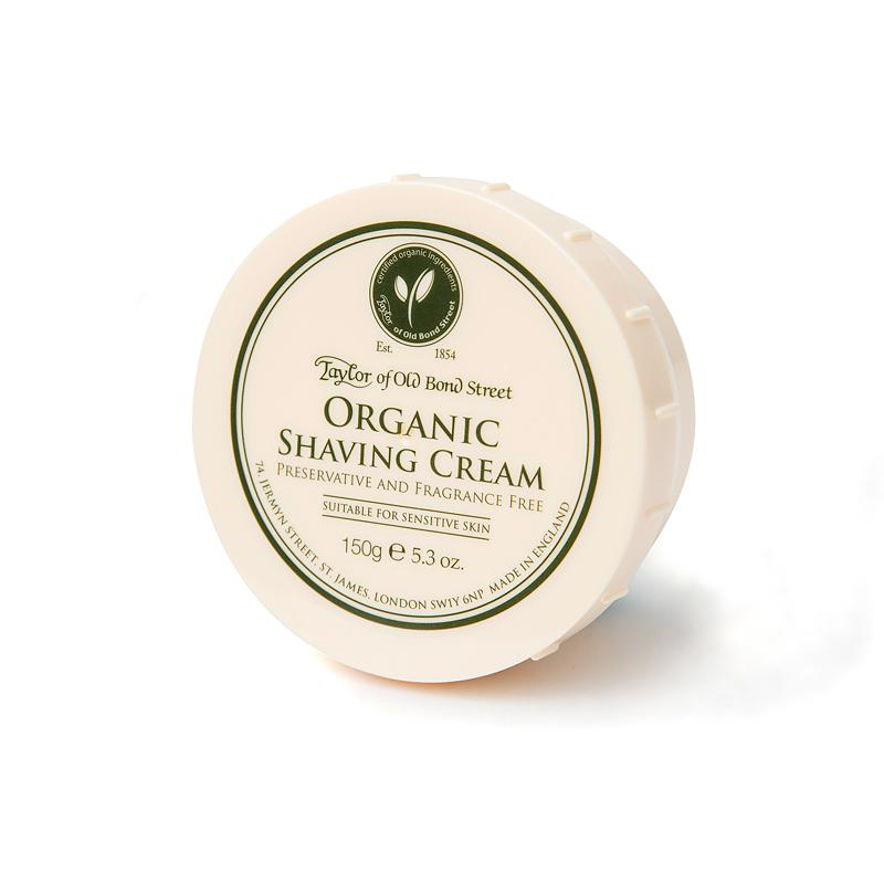 Taylor of Old Bond Street Organic Shaving Cream 150g