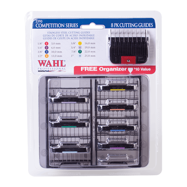 Wahl 3390 Stainless Steel Comb Guide Set No.1-8