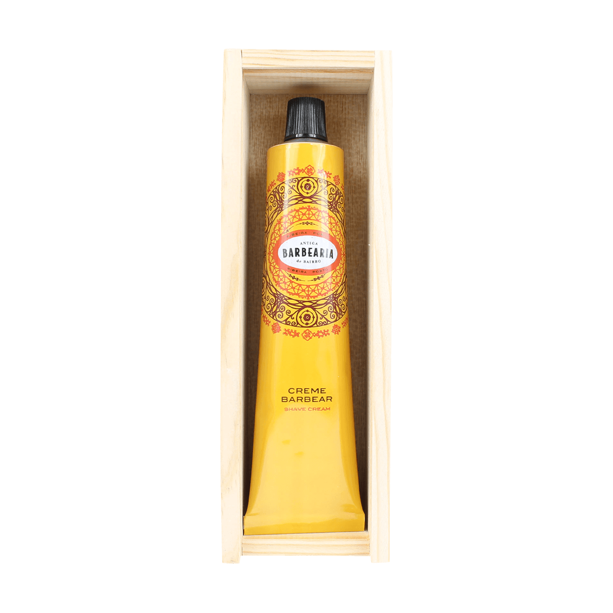Antiga Barbearia de Bairro Ribeira Porto Shave Cream Wood Case 125ml
