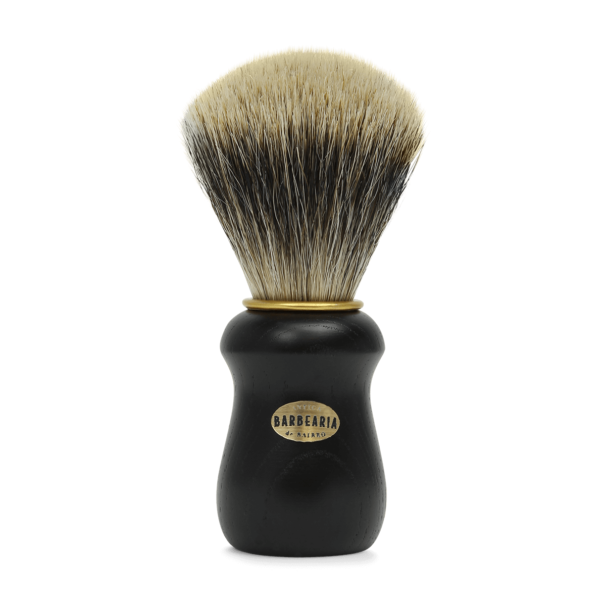Antiga Barbearia de Bairro Gold and Black Shaving Brush
