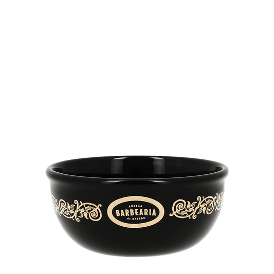 Antiga Barbearia de Bairro Black and Gold Shaving Bowl (Small)