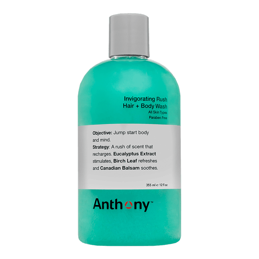 Anthony Invigorating Rush Hair + Body Wash 355ml