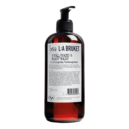L:A BRUKET Lemongrass Hand and Body Wash 450ml