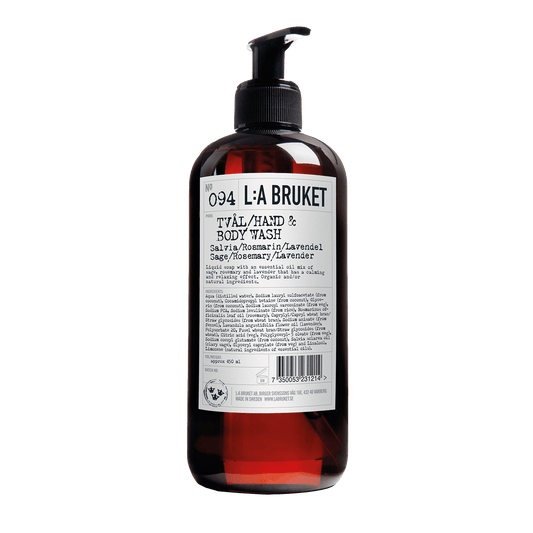L:A BRUKET Sage, Rosemary & Lavender Hand and Body Wash 450ml