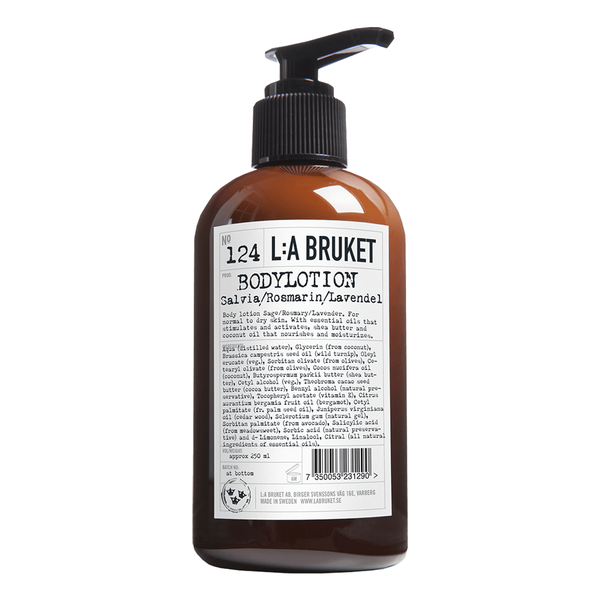 L:A BRUKET Sage, Rosemary & Lavender Body Lotion 240ml