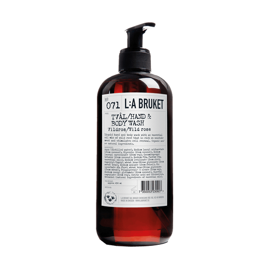 L:A BRUKET 071 Hand & Body Wash Wild Rose 450ml