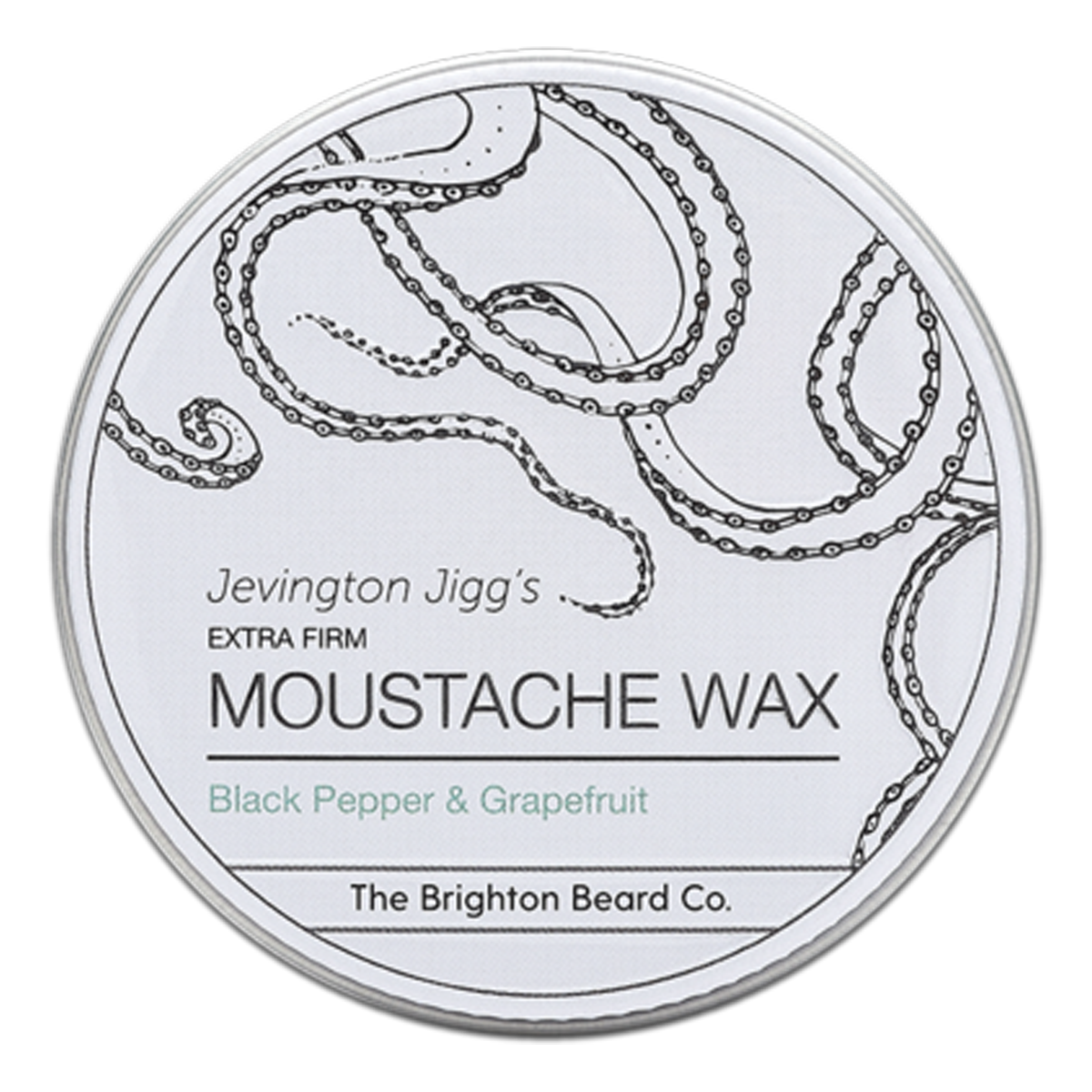 The Brighton Beard Co. Moustache Wax Black Pepper & Grapefruit 30g