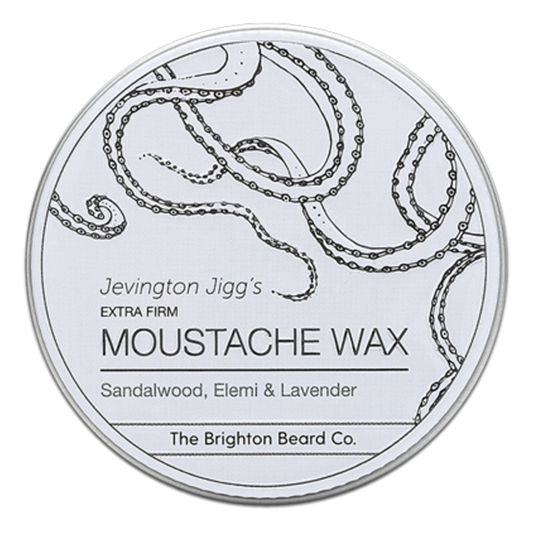 The Brighton Beard Co. Moustache Wax Sandalwood Elemi & Lavender 30g
