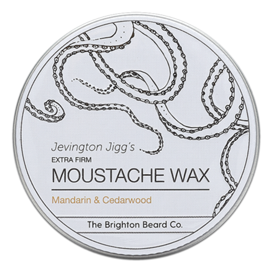 The Brighton Beard Co. Moustache Wax Mandarin & Cedarwood 30g