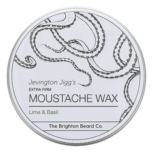 The Brighton Beard Co. Moustache Wax Lime & Basil 30g