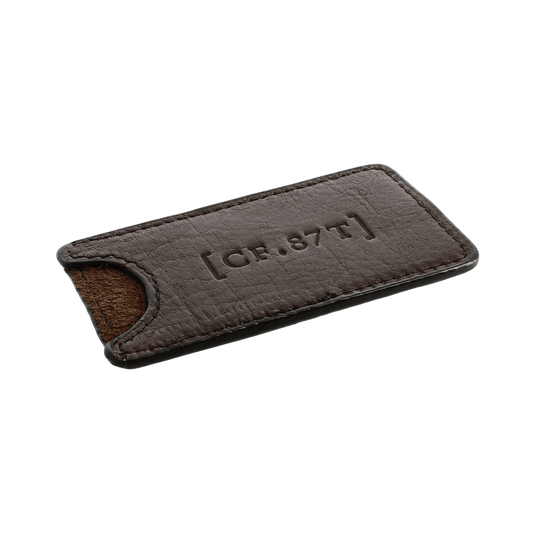 Captain Fawcett Small Leather Moustache Comb Sleeve