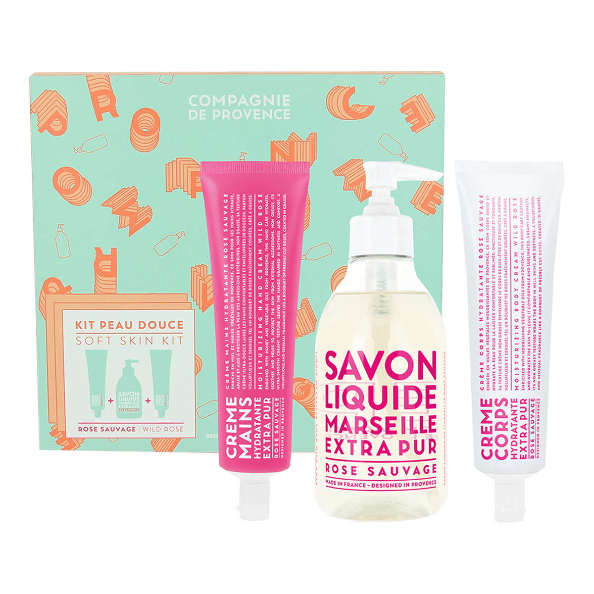 Compagnie De Provence EP Wild Rose Soft Skin Set