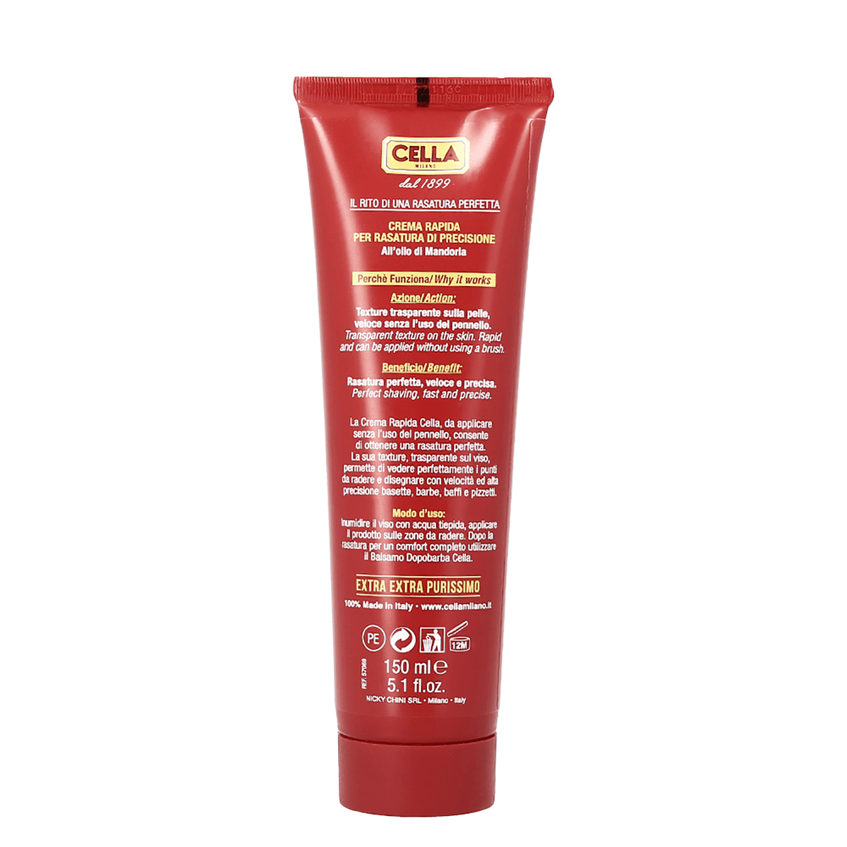 Cella Rapid Shaving Cream 150ml