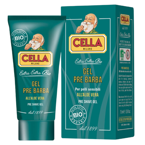 Cella Organic Aloe Vera Pre Shave Gel 75ml