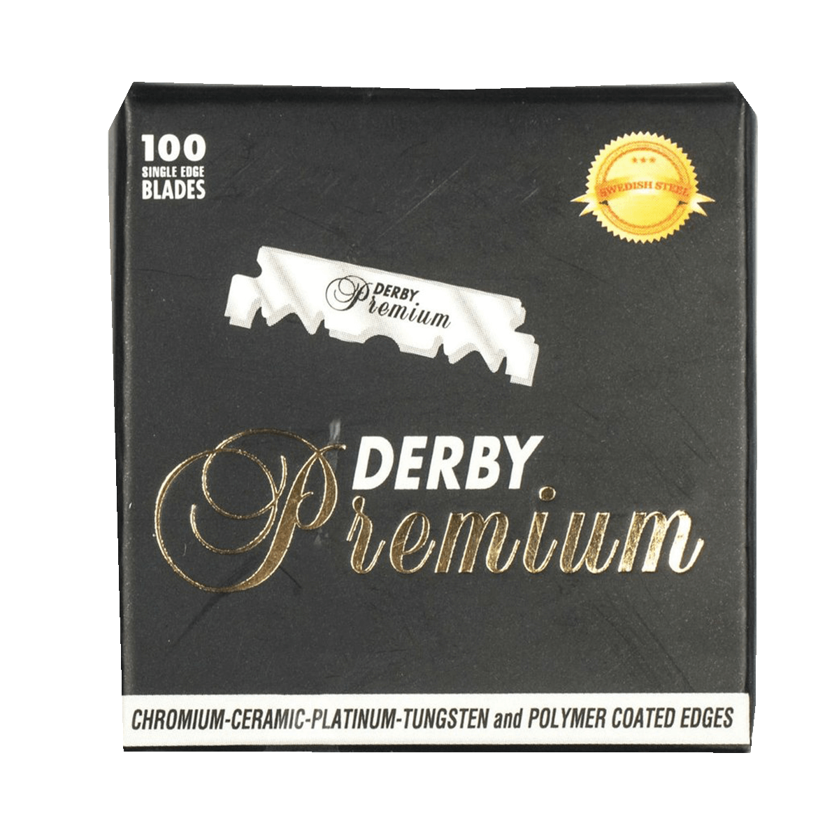 Derby Professional Premium Single Edge Razor Blades (100 Blades)