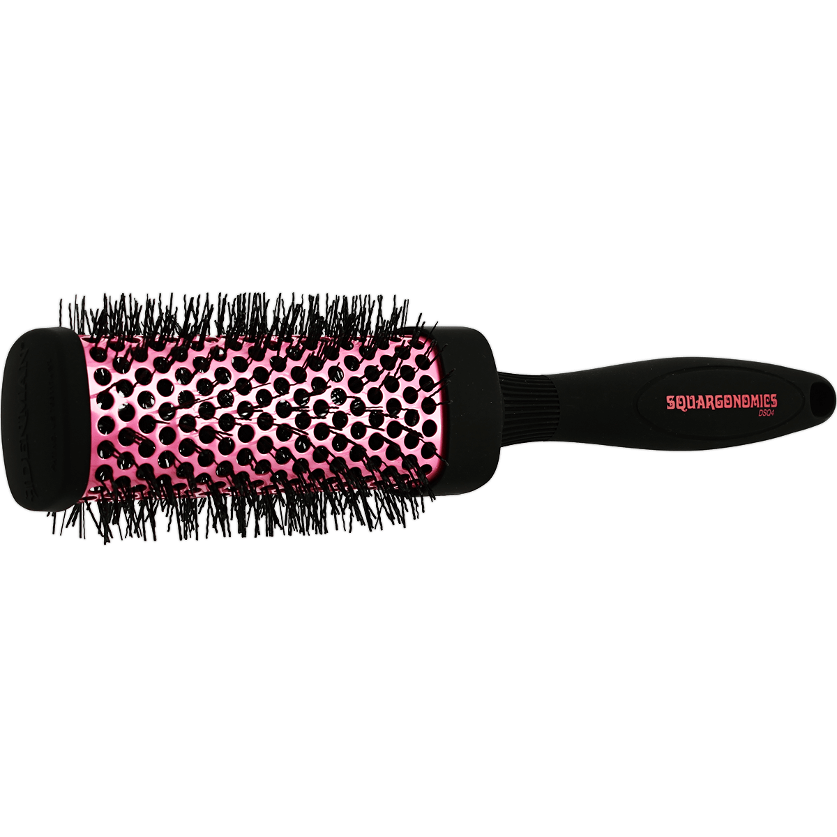 Denman DSQ4 43mm Square Barrel with Crimped Bristle Pink