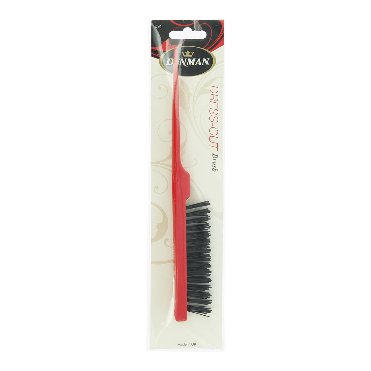 Denman D91 Dressing Out Brush Red