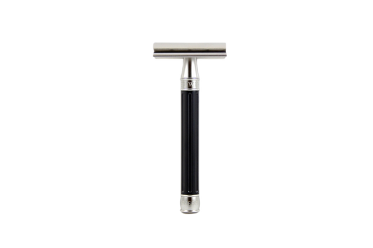 Edwin Jagger 3ONE6 Stainless Steel Anodised Black DE Safety Razor