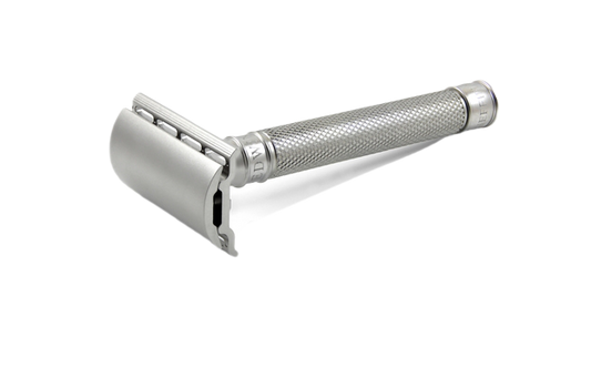 Edwin Jagger 3ONE6 Stainless Steel Knurled DE Safety Razor